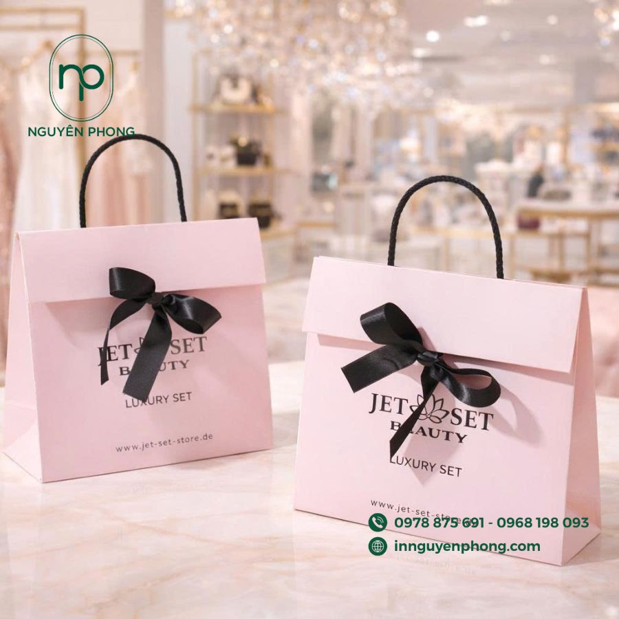 In túi giấy đựng quần áo giá rẻ tại TPHCM